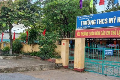 Thông báo lịch tập trung HS của trường THCS Mỹ Hưng