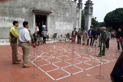 Cờ người- “đặc sản” làng Đặng