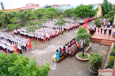 Trường THCS Mỹ Hưng tổ chức lễ tổng kết năm học 2017-2018