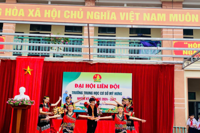 ĐẠI HỘI LIÊN ĐỘI NHIỆM KÌ 2024-2025  CỦA LIÊN ĐỘI TRƯỜNG THCS MỸ HƯNG