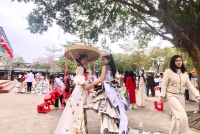 XUÂN YÊU THƯƠNG – TẾT SUM VẦY  LAN TỎA YÊU THƯƠNG TẠI TRƯỜNG THCS MỸ HƯNG