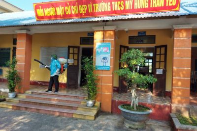TRƯỜNG THCS MỸ HƯNG – MỸ LỘC CHUNG TAY PHỐI HỢP NHIỆM VỤ PHÒNG CHỐNG COVID-19 ( Chủ nhật xanh 21/02/2021)